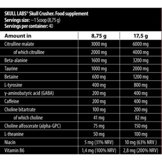 Skull Labs Skull Crusher 350g, 25,00 €