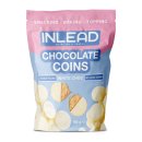 Inlead Chocolate Coins 150 g White Choc