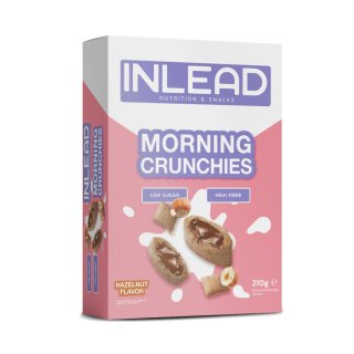 Inlead Morning Crunchies 210 g-Hazelnut Flavor MHD 02.01.2025