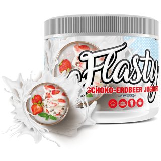 #sinob Flasty Geschmackspulver 250g Schokolade Joghurt Erdbeere